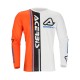 Tricou MX J-Track Connection Acerbis Alb/Portocaliu