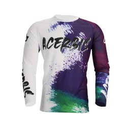 Tricou J-Windy Vented Brush Acerbis Alb/Mov Tricou J-Windy Vented Brush Acerbis Alb/Mov