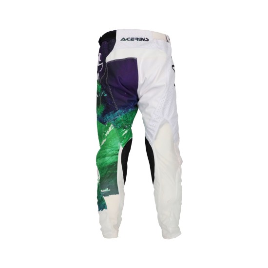Pantaloni K-Windy Vented Brush Acerbis Alb/Verde
