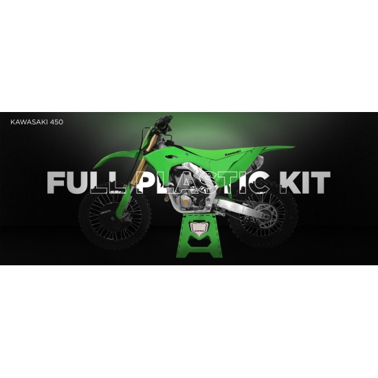 Kit complet plastice Kawasaki Acerbis Verde