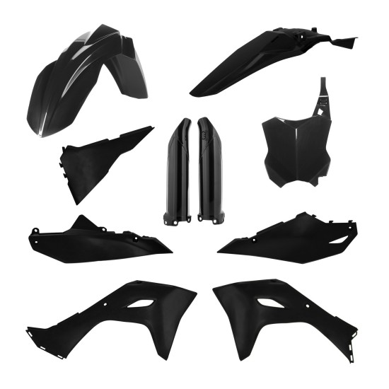 Kit complet plastice Kawasaki Acerbis Negru