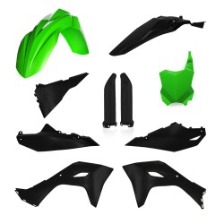Kit complet plastice Kawasaki Acerbis Negru/Verde