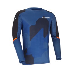 Tricou iarna X-Duro 3.0 Acerbis Albastru/Portocaliu