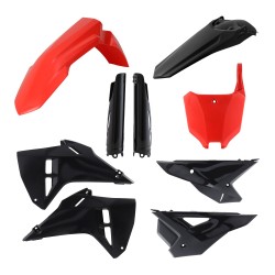 Kit complet plastice Honda 25-27 Acerbis Rosu/Negru