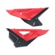 Laterale spate inferioare + superioare Honda 25-27 Acerbis Rosu/Negru