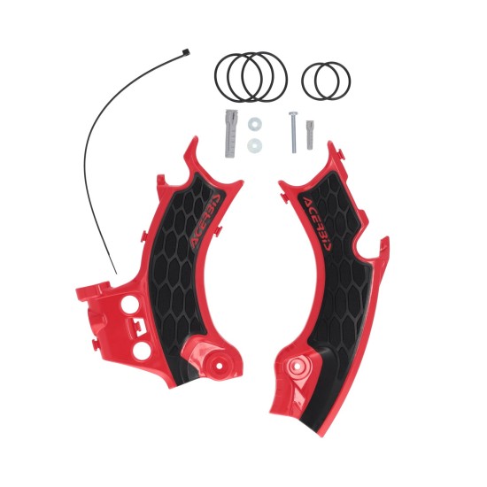 Protectii cadru X-Grip Honda 25-27 Acerbis Rosu/Negru