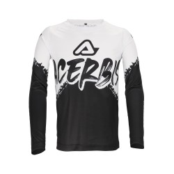 Tricou copii MX Linear Acerbis Negru/Alb Tricou copii MX Linear Acerbis Negru/Alb