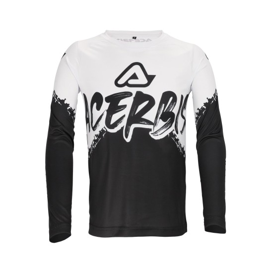 Tricou copii MX Linear Acerbis Negru/Alb Tricou copii MX Linear Acerbis Negru/Alb