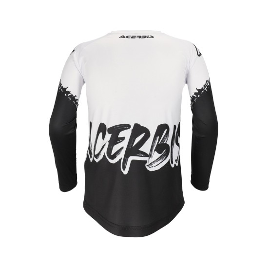 Tricou copii MX Linear Acerbis Negru/Alb Tricou copii MX Linear Acerbis Negru/Alb