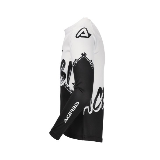 Tricou copii MX Linear Acerbis Negru/Alb Tricou copii MX Linear Acerbis Negru/Alb