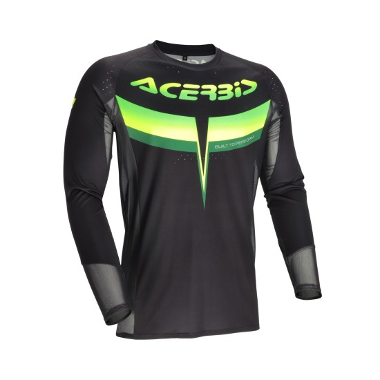 Tricou MX Track 2.0 Acerbis Negru/Verde Tricou MX Track 2.0 Acerbis Negru/Verde
