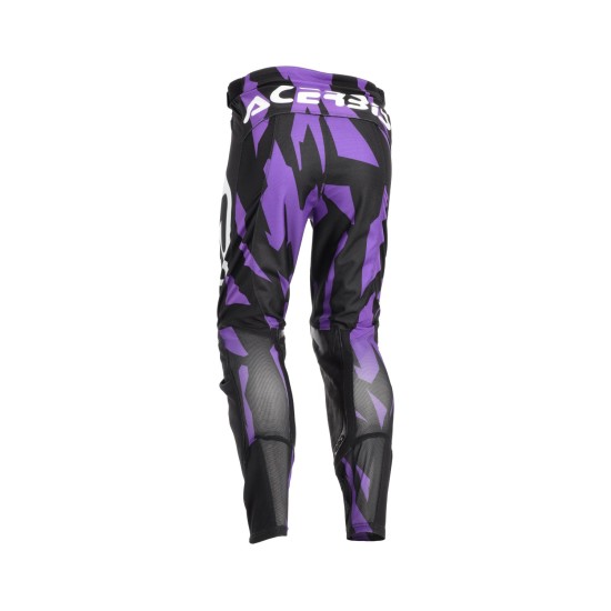 Pantaloni MX Track 2.0 Acerbis Mov/Alb Pantaloni MX Track 2.0 Acerbis Mov/Alb