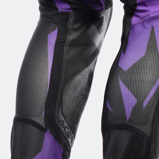 Pantaloni MX Track 2.0 Acerbis Mov/Alb Pantaloni MX Track 2.0 Acerbis Mov/Alb