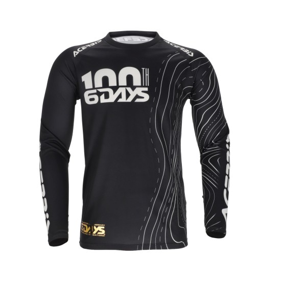 Tricou 6Days Acerbis Negru Tricou 6Days Acerbis Negru