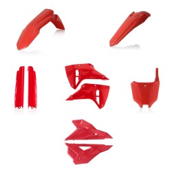 Kit complet plastice Honda 25-27 Acerbis Rosu