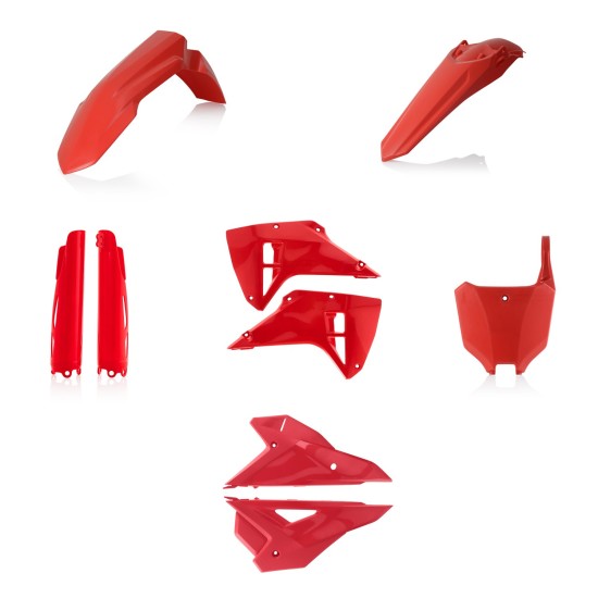 Kit complet plastice Honda 25-27 Acerbis Rosu