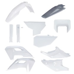 Kit complet plastice Husqvarna 24-25 Acerbis Alb/Gri