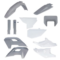 Kit complet plastice Husqvarna 24-25 Acerbis Gri/Alb