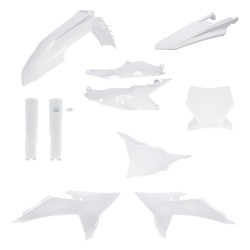 Kit complet plastice KTM 25-27 Acerbis Alb Kit complet plastice KTM 25-27 Acerbis Alb