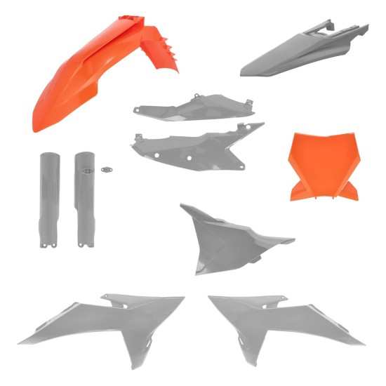 Kit complet plastice KTM 25-27 Acerbis Portocaliu/Gri