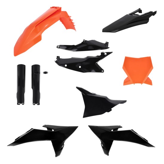 Kit complet plastice KTM 25-27 Acerbis Negru/Portocaliu