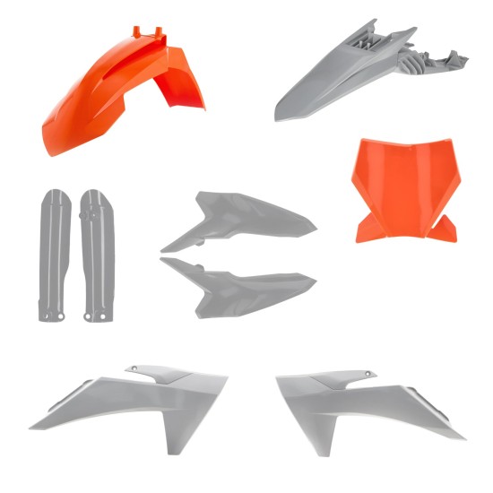 Kit complet plastice KTM 24-27 Acerbis Portocaliu/Gri