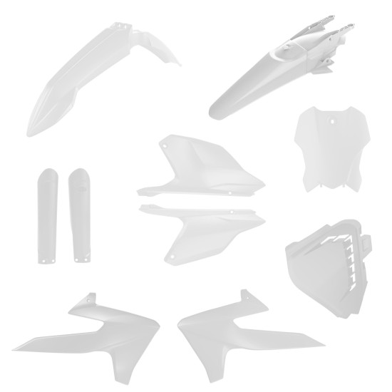 Kit complet plastice Triumph 24-27 Acerbis Alb Kit complet plastice Triumph 24-27 Acerbis Alb