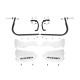 Handguard ADV Type B 21-26 Acerbis Alb/Negru