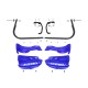 Handguard ADV Type B 21-26 Acerbis Albastru/Alb