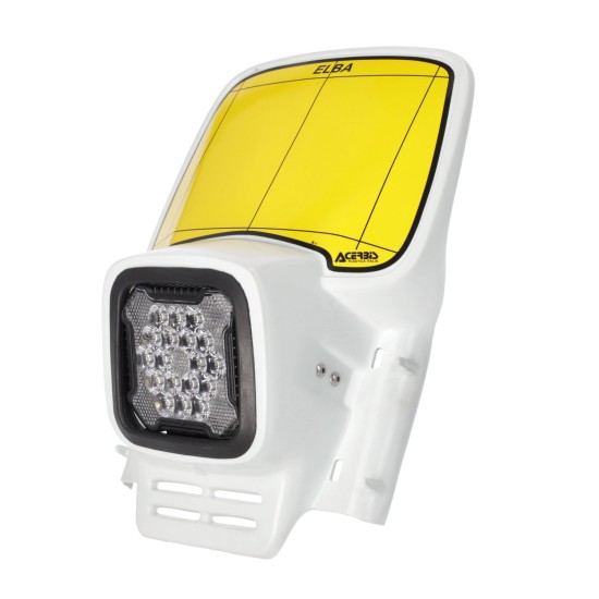 Masca far Elba Evo LED Acerbis Alb