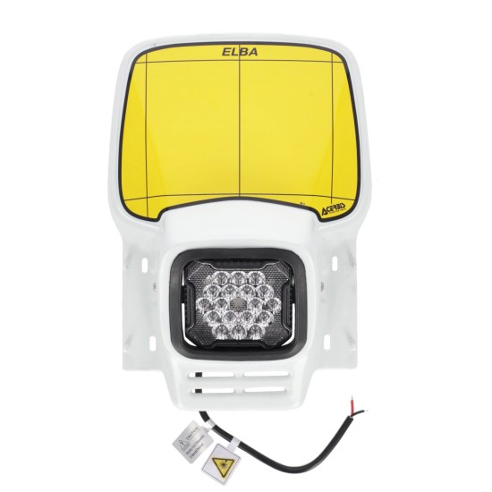 Masca far Elba Evo LED Acerbis Alb