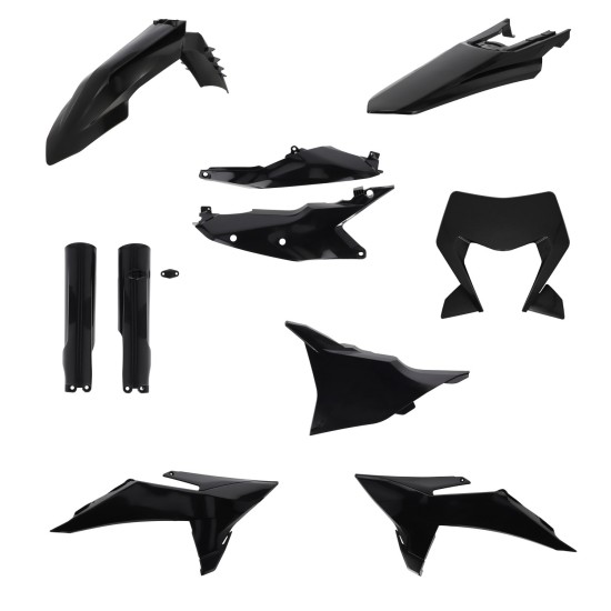 Kit complet plastice KTM 26-27 Acerbis Negru Kit complet plastice KTM 26-27 Acerbis Negru