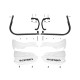 Handguard ADV Type A 24-26 Acerbis Alb/Negru