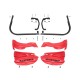 Handguard ADV Type A 24-26 Acerbis Rosu/Negru Handguard ADV Type A 24-26 Acerbis Rosu/Negru