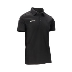 Tricou polo Holeshot Acerbis Negru/Alb