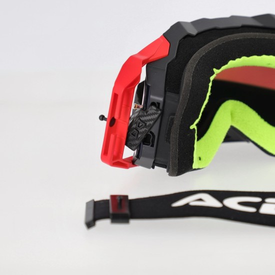 Ochelari Acerbis Vulcan Mirror Black Red