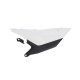 Laterale spate Yamaha 26-27 Acerbis Alb/Negru