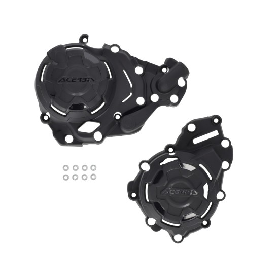 Protectii capace motor X-Power CF Moto 24-26 Acerbis Negru