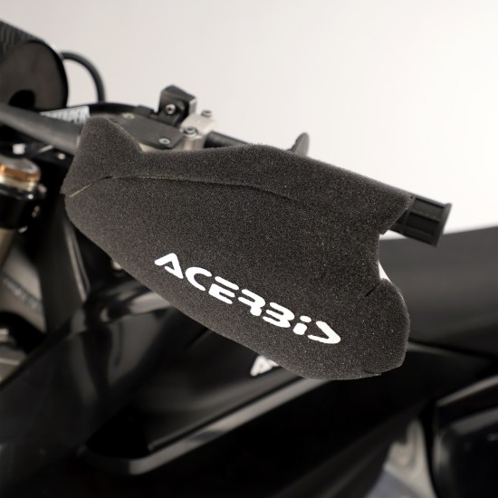Plastice de schimb Super Mud Race handguard Linear Acerbis Negru/Alb