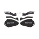 Plastice de schimb Super Mud Race handguard Linear Acerbis Negru/Alb