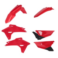 Kit plastice Honda 27 Acerbis Rosu/Negru Kit plastice Honda 27 Acerbis Rosu/Negru