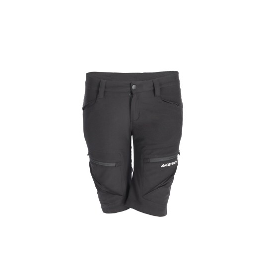 Pantaloni scurti dama Paddock Acerbis Negru