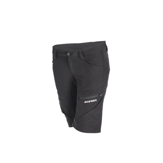 Pantaloni scurti dama Paddock Acerbis Negru