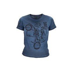Tricou copii SP Club Weelie Acerbis Albastru 3
