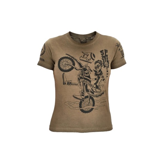Tricou copii SP Club Weelie Acerbis Urban Verde