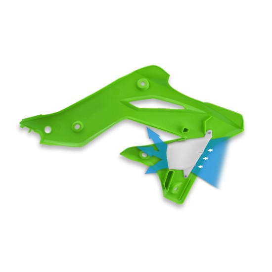 Laterale rezervor Powerflow Kawasaki 13-16 Cycra Verde