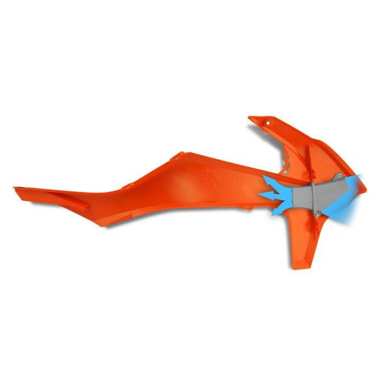 Laterale rezervor Powerflow KTM 16-19 Cycra Portocaliu