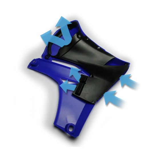 Laterale rezervor Powerflow Yamaha 10-13 Cycra Albastru