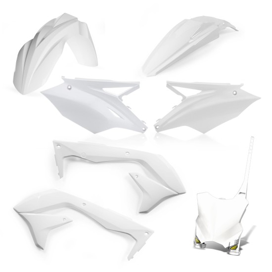Kit plastice Stadium Kawasaki KXF 450 16-18 Cycra Alb Kit plastice Stadium Kawasaki KXF 450 16-18 Cycra Alb