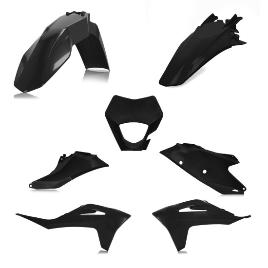 Kit complet plastice CompKit GasGas EC/ECF 21-23 Cycra Negru